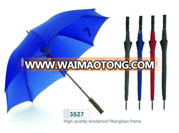 stick manual open ,pongee fabric,golf umbrella